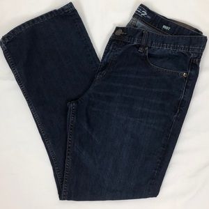 seven7 jeans dark wash boot cut size 36x32